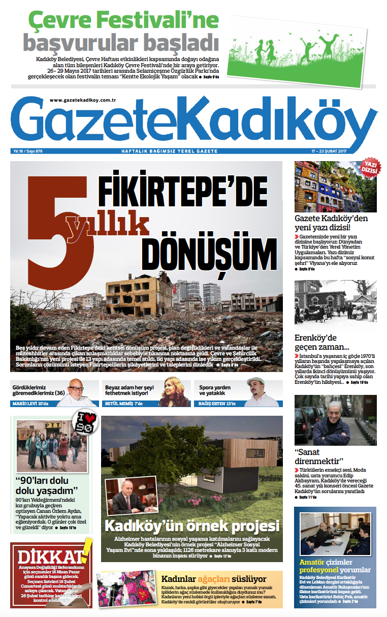Gazete Kadıköy - 876. SAYI